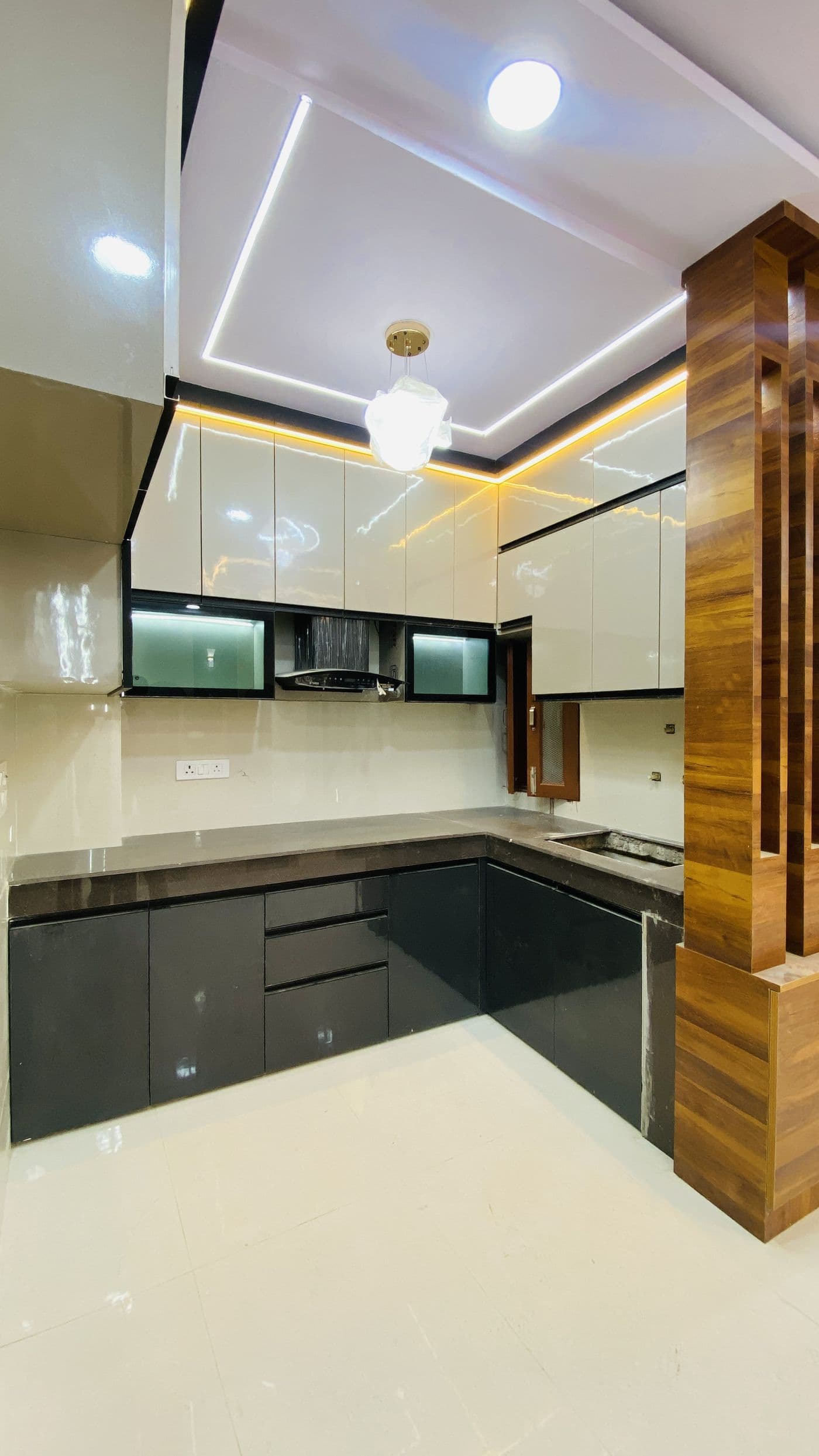 Kitchen cabinets and counter